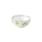 Bowl, porcelain, 12 cm, Fleurs et Citrons - Nuova R2S