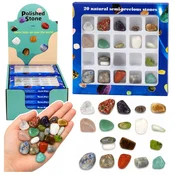 slomart LEAN TOYS Komplet Pol-dragih Kamnov (20 kosov)