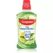 Colgate Plax Herbal Fresh vodica za usta protiv zubnog plaka (Alcohol Free, Fights Bacteria & Plaque 24/7 Bad Breath Control) 500 ml