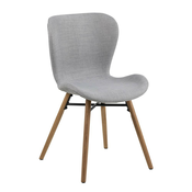 Design Scandinavia Jedálenská stolička Matylda (Súprava 2 ks), sivá