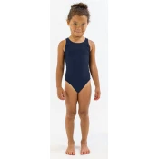 Girls swimsuit finis youth bladeback solid navy 18
