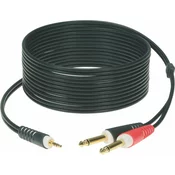 Klotz Y-Kabel Ministereoklinke - 2x Monoklinke 2m