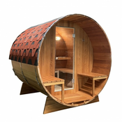 Sanotechnik Sauna u obliku bacve Bergen (D x Š x V: 188 x 180 x 180 cm)