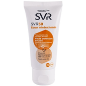 SVR Solaires mineralna krema za toniranje za normalnu i mješovitu kožu lica SPF 50 50 ml