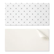 shumee Komplet PVC ploščic z vzorcem za dnevno sobo, samolepilne, preprost križni vzorec, 6x60x30 cm