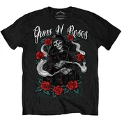 Guns N Roses Majica Roses Reaper Unisex Black L