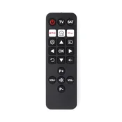Nedis Univerzalni daljinski upravljalnik | Predprogramirano | 2 Naprave | Gumb Disney +/gumb Netflix | Infrardeča | Črna