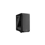 PURE BASE 500 Window Black, MB compatibility: ATX / M-ATX / Mini-ITX, Two pre-installed be quiet! Pure Wings 2 140mm fans, including space for water cooling radiators up to 360mm