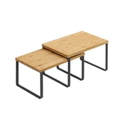 Songmics Komplet začimbnikov 2 kosa 297x195x155 cm Črna