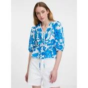 Blue womens patterned blouse ORSAY - Womens