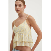 Bluza Hollister Co. za žene, boja: žuta, s uzorkom