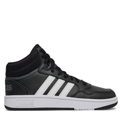 ADIDAS Patike za decake Hoops Mid crne