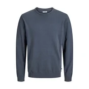 JACK & JONES Pulover bazaltno siva