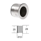 ROČAJ UTOPNI Bonaiti fi25mm-KROM SATINIRAN