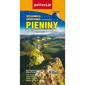 Pienini 1:25.000. Szczawnica, Krościenko. Turistična karta / Načrt mesta. Izdaja 2023. Galilej