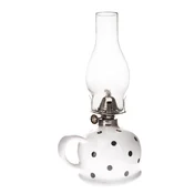 Keramična petrolejska svetilka (višina 28 cm) – Dakls