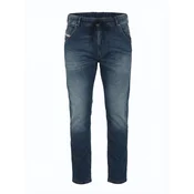 DIESEL Kavbojke 2030 D-KROOLEY JOGGJEANS Superstretch & Supersoft golobje modra