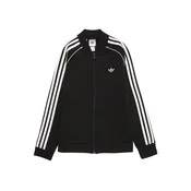 ADIDAS ORIGINALS Jopa na zadrgo SUPERSTAR SPACER črna/bela