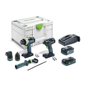 FESTOOL Set vrtalnik TID 18 5.0/4.0 set TPC 18/4