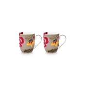 Pip Studio komplet lončkov iz glaziranega porcelana 200 ml