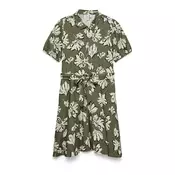 VERO MODA Dolga srajca  oliva / črna / bela