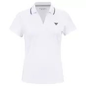 Ženska majica Tecnifibre  Team Tech Polo White W XL
