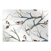 Decormat Podloga za stol Vrabci na vejah 140x100 cm 15 cm