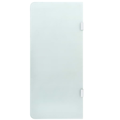 vidaXL Stenska pregrada za pisoar 90x40 cm kaljeno steklo