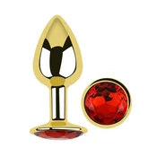 Diamond Butt Plug Medium Gold