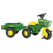 ROLLY TOYS tricikl John Deere + prikolica