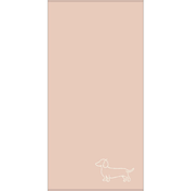 Cawoe BRISAČA ZA TUŠIRANJE WE LOVE DOGS bež 80/150 cm