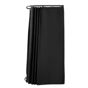 VEVOR Prostor za preoblačenje 100x95x200 cm Črna