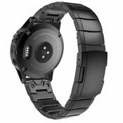 REMEN WATCH BAND STEEL GARMIN FENIX 5/6/6 PRO BLACK