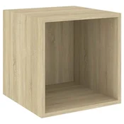Vidaxl Stenska omarica sonoma hrast 37x37x37 cm inženirski les