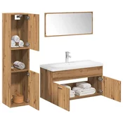 vidaXL vidaXL 5 kosov kopalniškega pohištva Artisan Oak Engineered Wood, (22067638)