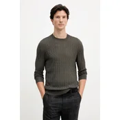 Pulover z dodatkom volne Armani Exchange zelena barva, XM000878 AF11982