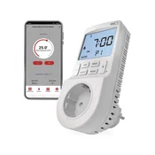 EMOS termostat za vtičnico s funkcijo digitalnega časovnika GoSmart P56601SH