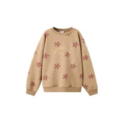 MANGO KIDS Majica FLORENCE mokka/temno rumena/burgund