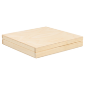 AtmoWood Lesena škatlica 20 x 20 x 3,5 cm