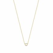 Esprit Elegantna pozlačena ogrlica s cirkoni ESNL01561242 srebro 925/1000