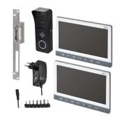 Set videodomofona EM-10AHD z 2 zaslonoma in el. ključavnico odpr./zapr.