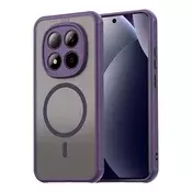 Hibridni ovitek HaloFrost II MagSafe za Xiaomi Redmi Note 15 Pro 5G - purple