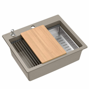 granitni umivalnik KURT 110 WORKSTATION BEIGE