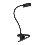 Solight WO3001-B-LED prigušiva fleksibilna lampa sa stezaljkom LED/2W/5V 3000/4000/6500K crna