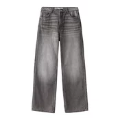 Bershka Kavbojke siv denim