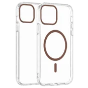 Transparent Color Ring MagSafe maska za iPhone 13 Pro – Zlatna