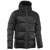 Crna muška perjana jakna za planinarenje TREK 900