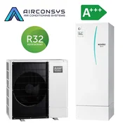 MITSUBISHI PUZ-SWM100YAA.TR+ERST30F-YM9EE 10 kW freonski split toplotna črpalka z integriranim 300l bojlerjem in montažo - Mitsubishi