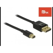 Delock kabel miniDisplayPort-DisplayPort 1m 8K 60Hz 84927
