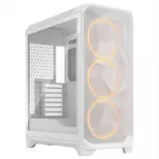 Fractal Design Meshify 3 E-ATX Mid-Tower kucište, belo ARGB kucište, kaljeno staklo FD-C-MES3A-07